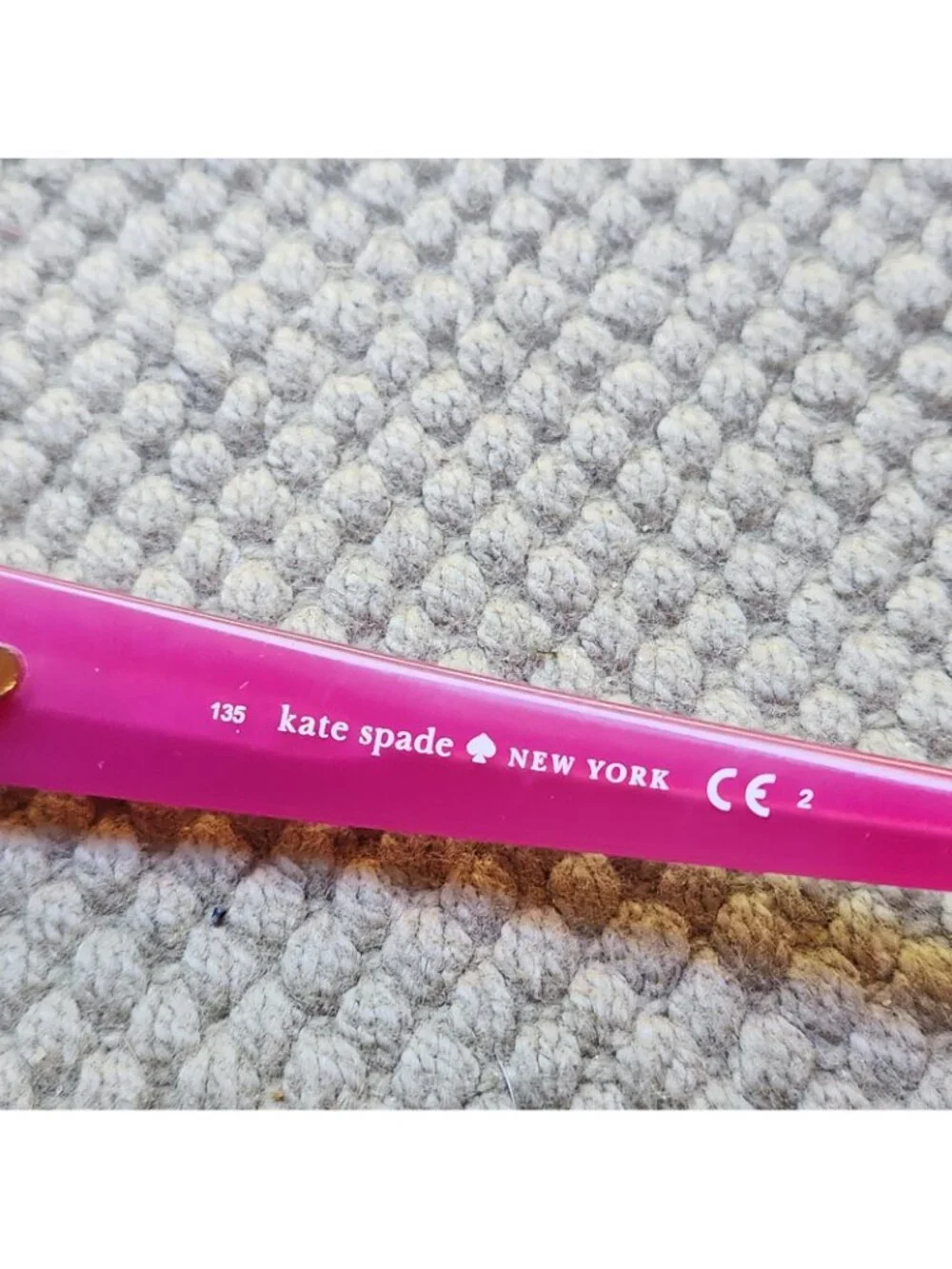 Kate Spade Johanna/S ESP Y6 Pink Brown Cat Eye Sunglasses Frames 53-17 135 Women